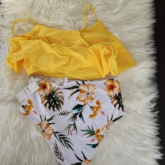 Women's High Waisted Falbala Bikini - Picture 5 of 7